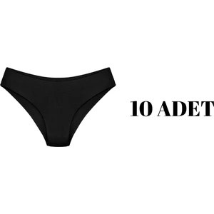 bleu petite 10'lu Paket Lazer Kesim Dikişsiz Kadın Külot