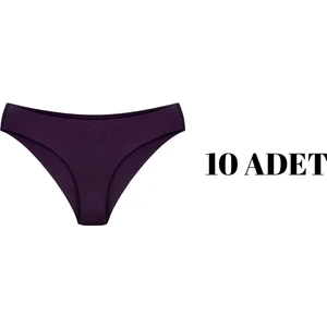 bleu petite 10'lu Paket Lazer Kesim Dikişsiz Kadın Külot