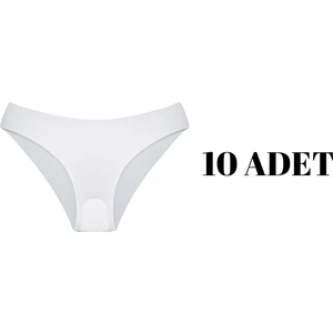 bleu petite 10'lu Paket Lazer Kesim Dikişsiz Kadın Külot
