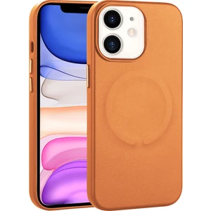 Apple Iphone 11 Kılıf Magsafeli Suni Deri Derix Kapak