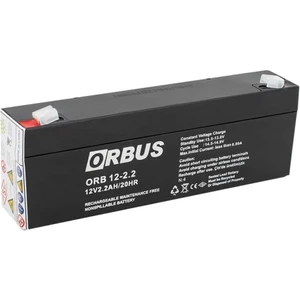 12 Volt 2.2 Amper Yatay Akü Orbus-178 x 34 x 60 Mm-900 Gram