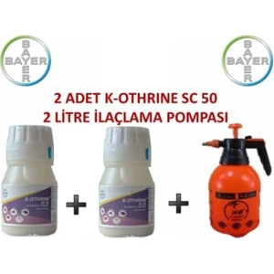 K-Othrine 2 Adet (Yeni Tarihli) 2   lt Ilaçlama Pompası