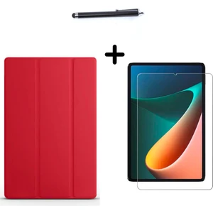 Xiaomi Redmi Pad 10,61 Inç Uyumlu Uyku Modlu Smart Tablet Kılıfı Ekran Koruyucu ve Kalem Seti