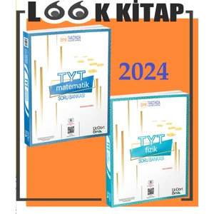 ÜçDörtBeş Yayınları TYT Matematik Fizik Soru Bankası 2024 Yeni Baskı