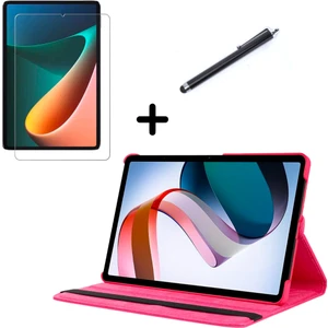 Xiaomi Mi Pad 5 11 Inç ile Uyumlu Tablet Kılıfı Ekran Koruyucu ve Kalem Seti