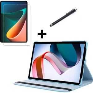 Xiaomi Mi Pad 5 11 Inç ile Uyumlu Tablet Kılıfı Ekran Koruyucu ve Kalem Seti