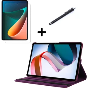 Xiaomi Mi Pad 5 11 Inç ile Uyumlu Tablet Kılıfı Ekran Koruyucu ve Kalem Seti