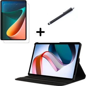 Xiaomi Mi Pad 5 11 Inç ile Uyumlu Tablet Kılıfı Ekran Koruyucu ve Kalem Seti