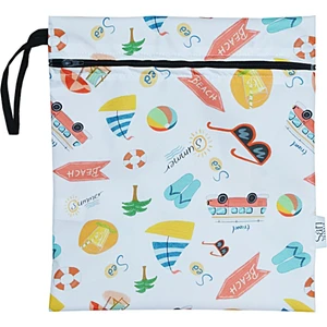 Safi Tasarım 28 x 24 cm Su Geçirmez Islak Mayo Çantası Mayo Torbası Kirli Temiz Kıyafet Çantası