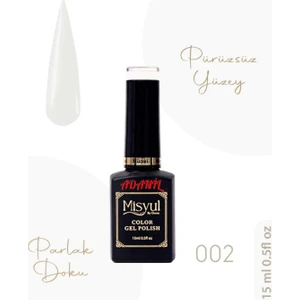 15 ml Misyul Profesyonel Kireç Beyazı Kalıcı Oje MIS-002