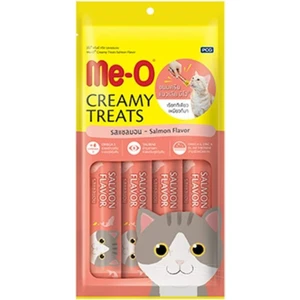 Me-O  Creamy Somon Balıklı Sıvı Kedi Ödülü  4X15 gr