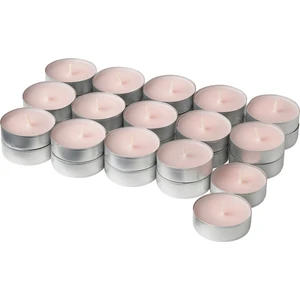 IKEA Adelsyren Tealigt Mum, Pembe, 30 Adet, Greyfurt & Gül, 3.5 Saat Etkili