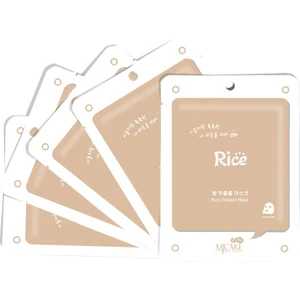 Mjcare On Rice Extract Mask - Pirinç Özlü Yüz Maskesi 5'li