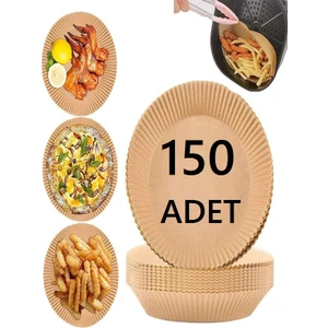 150 Adet Airfryer Yağlı Kağıt Pişirme Kağıdı