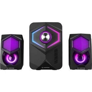 RMS-175BT 2+1 5W*2 Bluetooth+Usb-Tf-Fm Rainbow Aydınlatmalı Gaming Speaker