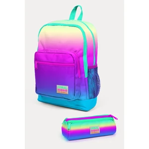 Coral High Kids Renk Geçişli 2'li Okul Çanta Seti SET0223710
