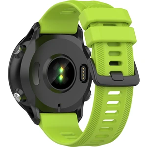 Garmin Forerunner Için 955 / Forerunner 935 / Descent G1 22MM Tüketim Tasarımı Silikon Saat Band Siyah Toka Kayışı Değiştirme - Yellowgreen (Yurt Dışından)