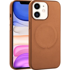 Apple Iphone 11 Kılıf Magsafeli Suni Deri Derix Kapak