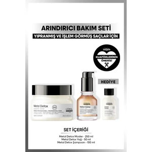 L'Oréal Professionnel Serie Expert Arındırıcı Metal Detox Saç Bakım Seti