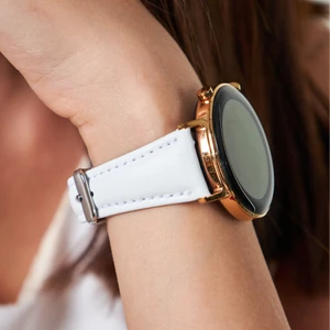 Huawei Watch Samsung Watch Kadın Deri Kordon Huawei Gt Gt2 Gt3 42 Mm, Samsung Watch4 Watch5 Watch 6 Watch 5 Pro 40mm 43mm 44mm 45mm 46mm 47mm Active2  20MM Deri Kayış