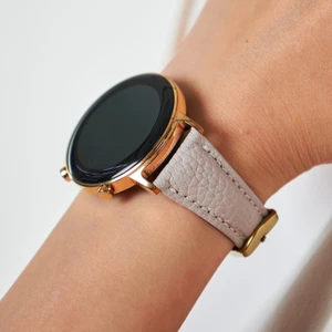 Huawei Watch Samsung Galaxy Watch Kadın Deri Kordon Huawei Gt Gt2 Gt3 42 Mm, Samsung Watch4 Watch5 Watch 6 Watch 5 Pro 40mm 43mm 44mm 45mm 46mm 47mm Active2  20MM Deri Kayış