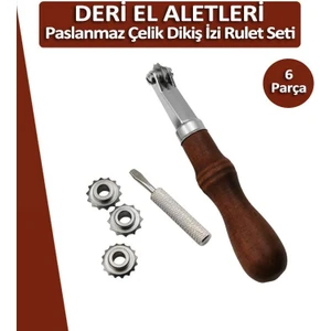 Deri Dikiş Izi Amerikan Rulet Tekerleği Set