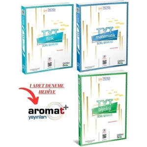 ÜçDörtBeş Yayınları TYT Biyoloji-Matematik-Fizik + 1 Adet Aromat Deneme