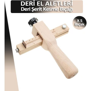 Deri Şerit Kesme Bıçağı Deri El Aleti