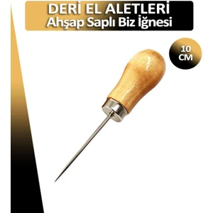 Ahşap Saplı Biz Iğnesi 10 cm
