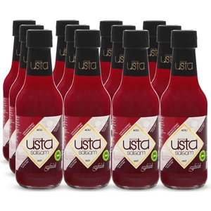 Büyük Usta Şalgam Cam Şişe Acılı 250 ml 12'li