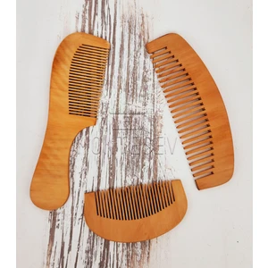 Doğal Ağaç Ahşap Tarak Seti 3 Parça