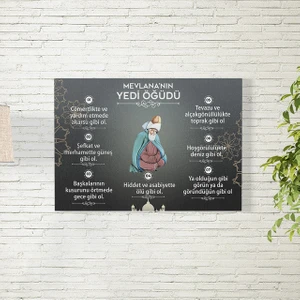 Reysa Tasarım Mevlana'nın Yedi Öğüdü Posteri 35X50 cm