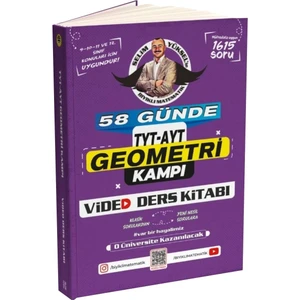 Bıyıklı Matematik Yayınları  58 Günde TYT-AYT Geometri Kampı Video Ders Kitabı