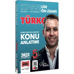 Yargı Yayınevi 2024 KPSS Lise Ön Lisans 5yüz Ekibi Türkçe Çıkmış Sorularla Desteklenmiş Analizli Konu Anlatımı