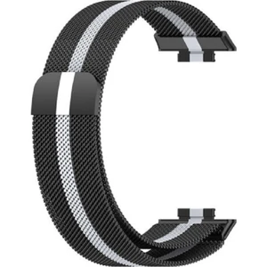 Nezih Case Huawei Watch Fit 2 Uyumlu Metal Örgü Hasır Mıktanıslı Pratik Kordon
