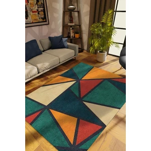 Üçgenler,Geometrik Halı,Renkli Mutfak Halısı,Şekilli Genç Odası Halısı,Dokuma Tabanlı Halı