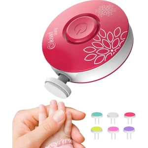 Bebek Çocuk 6 Başlıklı Pilli Tırnak Kesme Törpüleme Makinesi