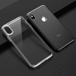 Apple iPhone Xs Max 6.5 Kılıf Cos Köşeleri Yükseltilmiş Darbe Korumalı Şeffaf Kılıf