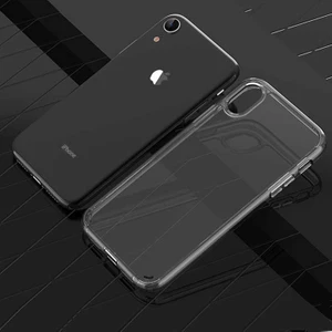 Apple iPhone Xr 6.1 Kılıf Cos Köşeleri Yükseltilmiş Darbe Korumalı Şeffaf Kılıf