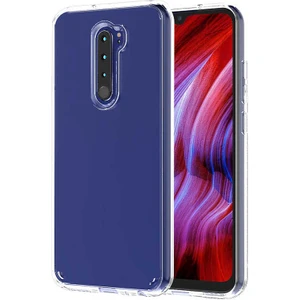 Xiaomi Redmi Note 8 Pro Kılıf Cos Köşeleri Yükseltilmiş Darbe Korumalı Şeffaf Kılıf