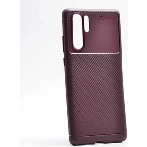 Huawei P30 Pro Kılıf Karbon Fiber Desenli Silikon Kılıf