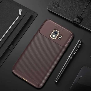 Samsung Galaxy J2 Core Kılıf Karbon Fiber Desenli Silikon Kılıf