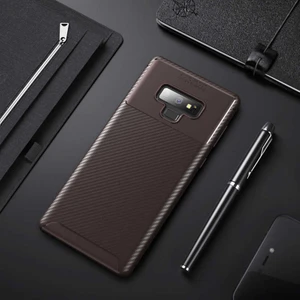 Samsung Galaxy Note 9 Kılıf Karbon Fiber Desenli Silikon Kılıf