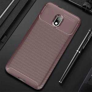 Xiaomi Redmi 8A Kılıf Karbon Fiber Desenli Silikon Kılıf