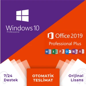 Dca Windows 10 Pro Lisans ve Office 2019 Pro Plus Lisans Anahtar