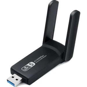 BN43 USB Wifi Kablosuz Ağ Adaptörü Wireless 1300MBPS Windows Macos Linux