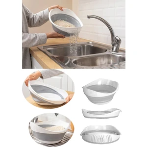 Bee Home Katlanır Pirinç Süzgeci