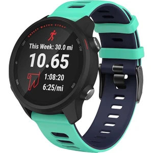 Xiaomi Watch S1 -S1 Active -Mi Watch -Watch Color 22MM Uyumlu Stride Çift Renkli Silikon Kordon
