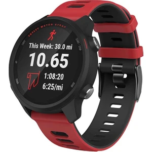 Xiaomi Watch S1 -S1 Active -Mi Watch -Watch Color 22MM Uyumlu Stride Çift Renkli Silikon Kordon