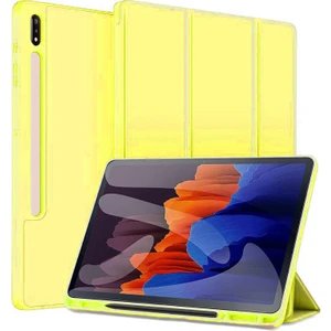 Samsung Galaxy Tab S7 Fe / S7 Plus / S8 Plus 12.4" Kılıf Kalem Bölmeli Smart Case X800 T730 T970